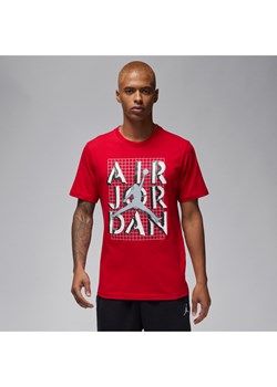 T-shirt męski Jordan Brand - Czerwony ze sklepu Nike poland w kategorii T-shirty męskie - zdjęcie 169756408