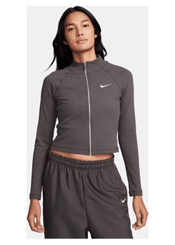 Kurtka damska Nike Sportswear - Brązowy ze sklepu Nike poland w kategorii Kurtki damskie - zdjęcie 169756409