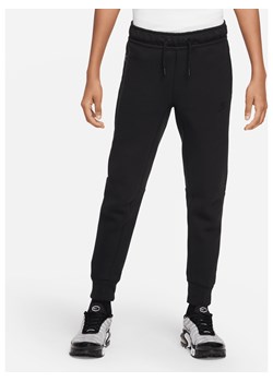 Spodnie dla dużych dzieci (chłopców) Nike Sportswear Tech Fleece - Czerń ze sklepu Nike poland w kategorii Spodnie chłopięce - zdjęcie 169756469