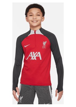 Treningowa koszulka piłkarska dla dużych dzieci Liverpool F.C. Strike Nike Dri-FIT - Czerwony ze sklepu Nike poland w kategorii T-shirty chłopięce - zdjęcie 169756569