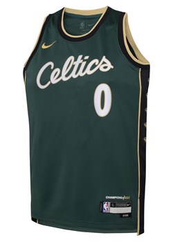 Koszulka dla dużych dzieci Nike Dri-FIT NBA Swingman Jayson Tatum Boston Celtics City Edition - Zieleń ze sklepu Nike poland w kategorii T-shirty chłopięce - zdjęcie 169756605