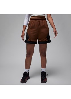 Damskie spodenki z motywem otwartego rombu Jordan Sport - Brązowy ze sklepu Nike poland w kategorii Szorty - zdjęcie 169756678