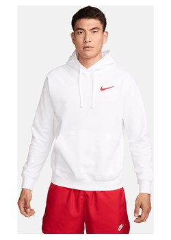 Męska bluza z kapturem Nike Sportswear - Biel ze sklepu Nike poland w kategorii Bluzy męskie - zdjęcie 169756759