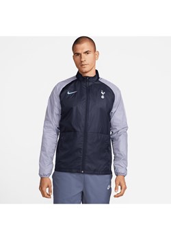 Męska kurtka piłkarska Tottenham Hotspur Repel Academy AWF - Niebieski ze sklepu Nike poland w kategorii Kurtki męskie - zdjęcie 169756796