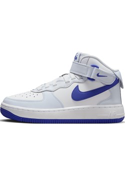 Buty dla dużych dzieci Nike Air Force 1 Mid EasyOn - Szary ze sklepu Nike poland w kategorii Buty sportowe dziecięce - zdjęcie 169756798