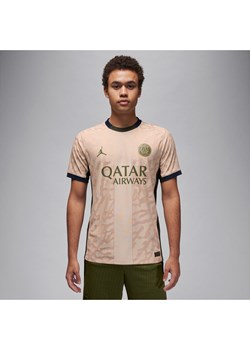 Męska koszulka piłkarska Authentic Jordan Dri-FIT ADV Paris Saint-Germain Match 2023/24 (wersja czwarta) - Brązowy ze sklepu Nike poland w kategorii T-shirty męskie - zdjęcie 169756826