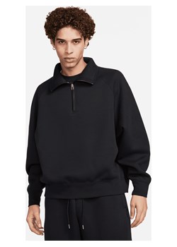 Bluza męska z zamkiem 1/2 Nike Tech Fleece Reimagined - Czerń ze sklepu Nike poland w kategorii Bluzy męskie - zdjęcie 169756878