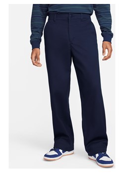 Męskie spodnie chino Nike Life - Niebieski ze sklepu Nike poland w kategorii Spodnie męskie - zdjęcie 169756906