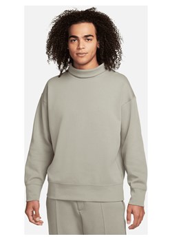 Męska bluza dresowa z półgolfem o kroju oversize Nike Sportswear Tech Fleece Reimagined - Szary ze sklepu Nike poland w kategorii Bluzy męskie - zdjęcie 169756915
