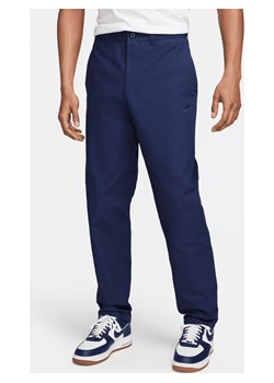Chinosy męskie Nike Club - Niebieski ze sklepu Nike poland w kategorii Spodnie męskie - zdjęcie 169756965