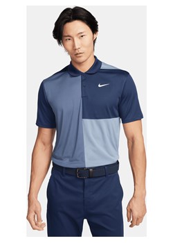 Męska koszulka polo do golfa Dri-FIT Nike Victory+ - Niebieski ze sklepu Nike poland w kategorii T-shirty męskie - zdjęcie 169756989