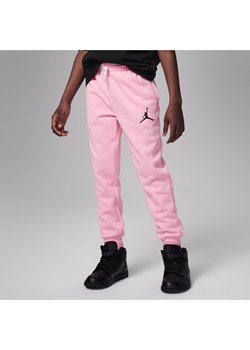 Spodnie z dzianiny dla dużych dzieci Jordan - Różowy ze sklepu Nike poland w kategorii Spodnie dziewczęce - zdjęcie 169757099