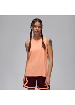Damska koszulka bez rękawów z motywem rombu Jordan Sport - Pomarańczowy ze sklepu Nike poland w kategorii Bluzki damskie - zdjęcie 169757149