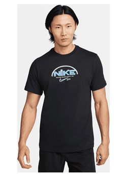 Męski T-shirt do fitnessu Nike - Czerń ze sklepu Nike poland w kategorii T-shirty męskie - zdjęcie 169757208