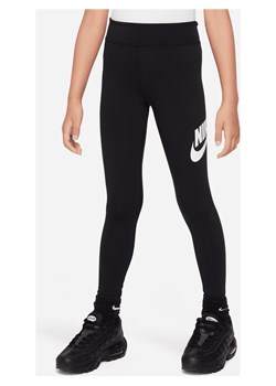 Legginsy ze średnim stanem dla dużych dzieci (dziewcząt) Nike Sportswear Essential - Czerń ze sklepu Nike poland w kategorii Spodnie dziewczęce - zdjęcie 169757295