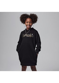 Sukienka dla dużych dzieci Jordan „Take Flight” Shine Pullover Dress - Czerń ze sklepu Nike poland w kategorii Sukienki dziewczęce - zdjęcie 169757325