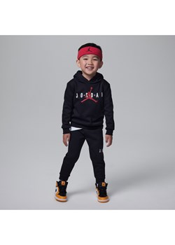 Dwuczęściowy zestaw dla maluchów Jordan Sustainable Pullover Hoodie Set - Czerń ze sklepu Nike poland w kategorii Dresy chłopięce - zdjęcie 169757389