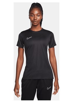 Damka koszulka piłkarska z krótkim rękawem Nike Dri-FIT Academy - Czerń ze sklepu Nike poland w kategorii Bluzki damskie - zdjęcie 169757408