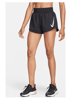 Damskie spodenki ze średnim stanem i wszytą bielizną Dri-FIT Nike One 7,5 cm - Czerń ze sklepu Nike poland w kategorii Szorty - zdjęcie 169757497