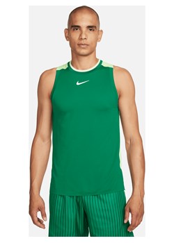 Męska koszulka tenisowa bez rękawów NikeCourt Slam - Zieleń ze sklepu Nike poland w kategorii T-shirty męskie - zdjęcie 169757618