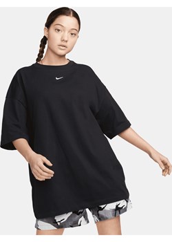 T-shirt damski o kroju oversize Nike Sportswear Essential - Czerń ze sklepu Nike poland w kategorii Bluzki damskie - zdjęcie 169757639