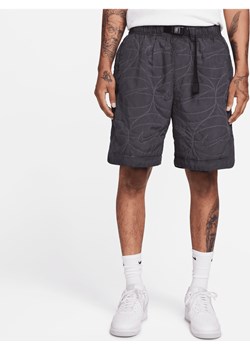 Męskie spodenki do koszykówki z tkaniny z syntetycznym wypełnieniem 20 cm Nike - Czerń ze sklepu Nike poland w kategorii Spodenki męskie - zdjęcie 169757708