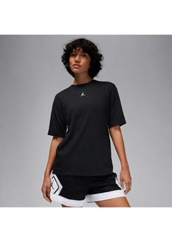 Damska koszulka z krótkim rękawem i motywem otwartego rombu Jordan Sport - Czerń ze sklepu Nike poland w kategorii Bluzki damskie - zdjęcie 169757858