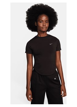 Damska koszulka z krótkim rękawem do biegania Dri-FIT ADV Nike Running Division - Brązowy ze sklepu Nike poland w kategorii Bluzki damskie - zdjęcie 169757946