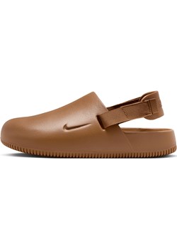 Męskie buty typu mule Nike Calm - Brązowy ze sklepu Nike poland w kategorii Sandały męskie - zdjęcie 169758008