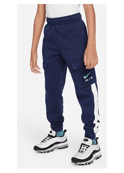 Bojówki z dzianiny dla dużych dzieci Nike Air - Niebieski ze sklepu Nike poland w kategorii Spodnie chłopięce - zdjęcie 169758047