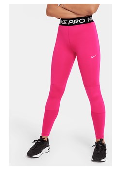 Legginsy dla dużych dzieci (dziewcząt) Nike Pro Dri-FIT - Różowy ze sklepu Nike poland w kategorii Spodnie dziewczęce - zdjęcie 169758075
