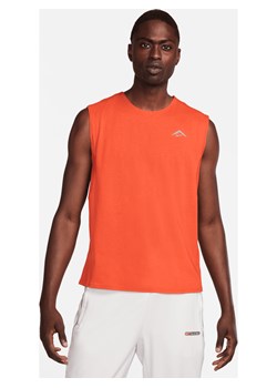 Męska koszulka bez rękawów do biegania Dri-FIT Nike Solar Chase - Pomarańczowy ze sklepu Nike poland w kategorii T-shirty męskie - zdjęcie 169758076