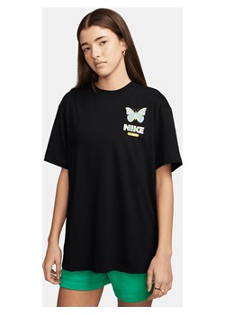 T-shirt damski o kroju typu boyfriend z grafiką Nike Sportswear - Czerń ze sklepu Nike poland w kategorii Bluzki damskie - zdjęcie 169758289