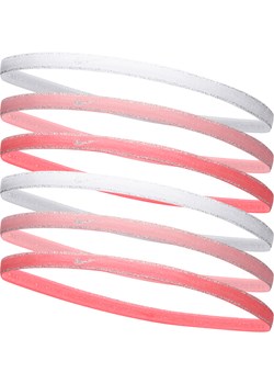 Metaliczna opaska na włosy Nike Swoosh Sport (6 szt.) - Różowy ze sklepu Nike poland w kategorii Opaski do włosów - zdjęcie 169758347