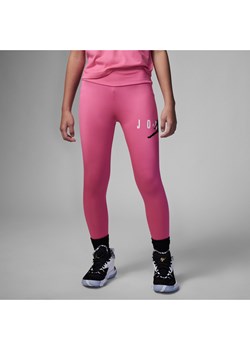 Legginsy przyjazne środowisku dla dużych dzieci Jumpman Jordan - Różowy ze sklepu Nike poland w kategorii Spodnie dziewczęce - zdjęcie 169758369