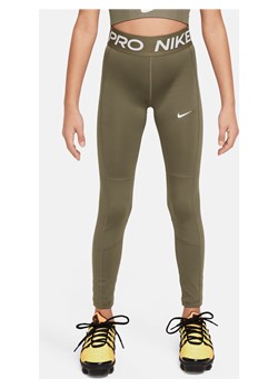 Legginsy dla dziewcząt Dri-FIT Nike Pro Leak Protection: Period - Zieleń ze sklepu Nike poland w kategorii Spodnie dziewczęce - zdjęcie 169758416