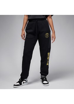 Damskie spodnie piłkarskie z nadrukiem Jordan Paris Saint-Germain Brooklyn Fleece - Czerń ze sklepu Nike poland w kategorii Spodnie damskie - zdjęcie 169758486