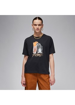 Damski T-shirt z kolażowym nadrukiem Jordan - Czerń ze sklepu Nike poland w kategorii Bluzki damskie - zdjęcie 169758507