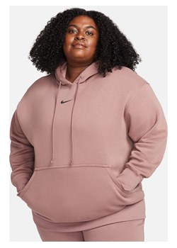 Damska bluza z kapturem o kroju oversize Nike Sportswear Phoenix Fleece (duże rozmiary) - Fiolet ze sklepu Nike poland w kategorii Bluzy damskie - zdjęcie 169758508