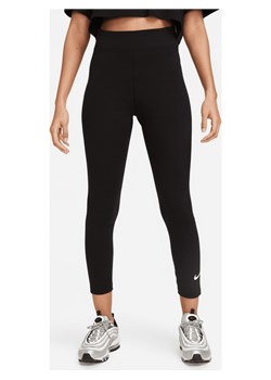 Damskie legginsy 7/8 z wysokim stanem Nike Sportswear Classic - Czerń ze sklepu Nike poland w kategorii Spodnie damskie - zdjęcie 169758519