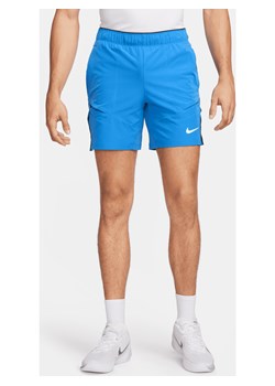 Męskie spodenki tenisowe Dri-FIT 18 cm NikeCourt Advantage - Niebieski ze sklepu Nike poland w kategorii Spodenki męskie - zdjęcie 169758537