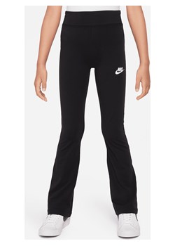 Legginsy z rozszerzanymi nogawkami i nadrukiem dla dużych dzieci (dziewcząt) Nike Sportswear Favorites - Czerń ze sklepu Nike poland w kategorii Spodnie dziewczęce - zdjęcie 169758558