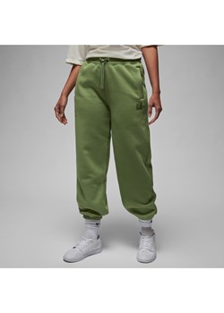 Spodnie damskie Jordan Flight Fleece - Zieleń ze sklepu Nike poland w kategorii Spodnie damskie - zdjęcie 169758597