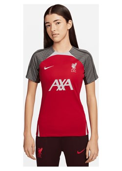 Damska dzianinowa koszulka piłkarska Nike Dri-FIT Liverpool F.C. Strike - Czerwony ze sklepu Nike poland w kategorii Bluzki damskie - zdjęcie 169758609