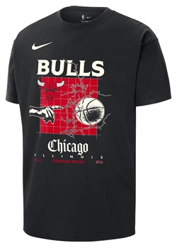 T-shirt męski Nike NBA Max90 Chicago Bulls Courtside - Czerń ze sklepu Nike poland w kategorii T-shirty męskie - zdjęcie 169758698