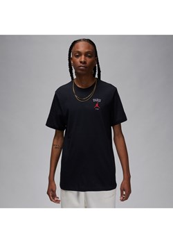 T-shirt męski Jordan Paris - Czerń ze sklepu Nike poland w kategorii T-shirty męskie - zdjęcie 169758749
