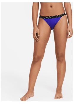 Damski dół od bikini Nike - Niebieski ze sklepu Nike poland w kategorii Stroje kąpielowe - zdjęcie 169758796