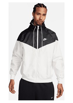 Męska kurtka z kapturem Nike Sportswear Windrunner - Biel ze sklepu Nike poland w kategorii Bluzy męskie - zdjęcie 169758878