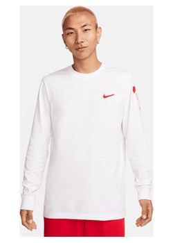 T-shirt z długim rękawem Nike Sportswear - Biel ze sklepu Nike poland w kategorii T-shirty męskie - zdjęcie 169758946