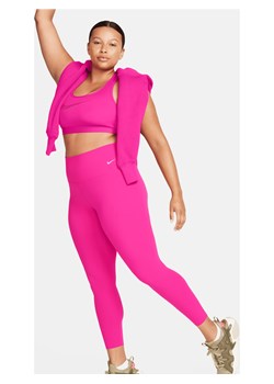 Damskie legginsy 7/8 z wysokim stanem zapewniające delikatne wsparcie Nike Zenvy - Różowy ze sklepu Nike poland w kategorii Spodnie damskie - zdjęcie 169758968